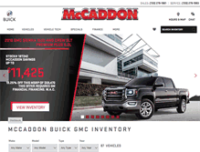 Tablet Screenshot of mccaddon.com